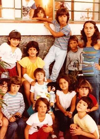 Primeira classe na Vila Madalena - 1980